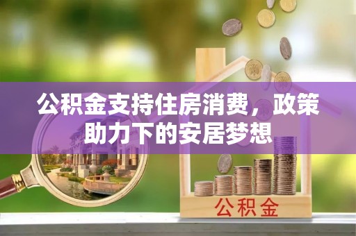峨山公积金支持住房消费，政策助力下的安居梦想