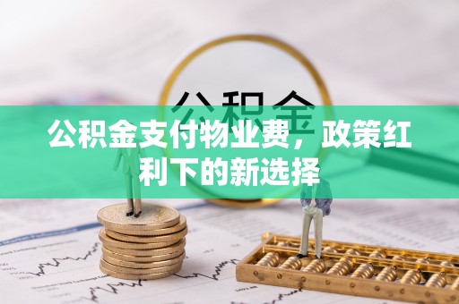 峨山公积金支付物业费，政策红利下的新选择
