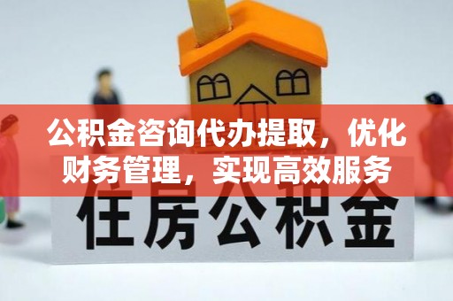 峨山公积金咨询代办提取，优化财务管理，实现高效服务