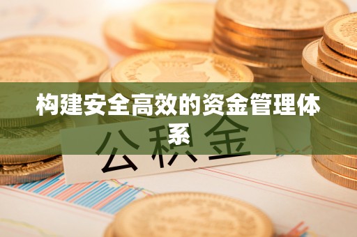 峨山构建安全高效的资金管理体系