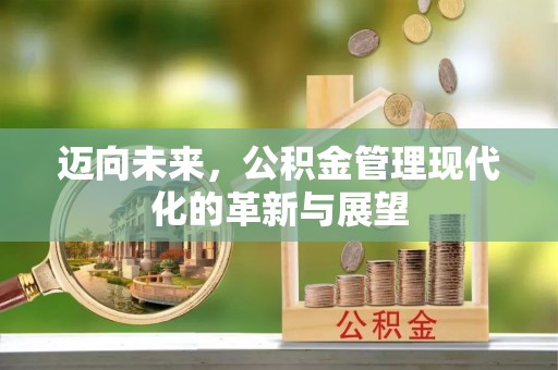 峨山迈向未来，公积金管理现代化的革新与展望