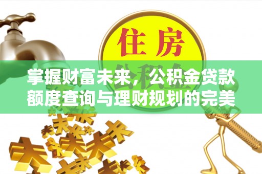 峨山掌握财富未来，公积金贷款额度查询与理财规划的完美结合